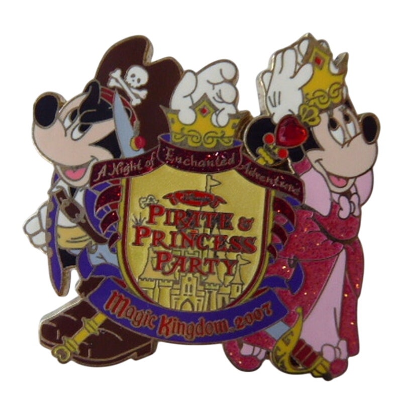 Pirate & Princess Party 2007 Mickey & Minnie Mouse Logo