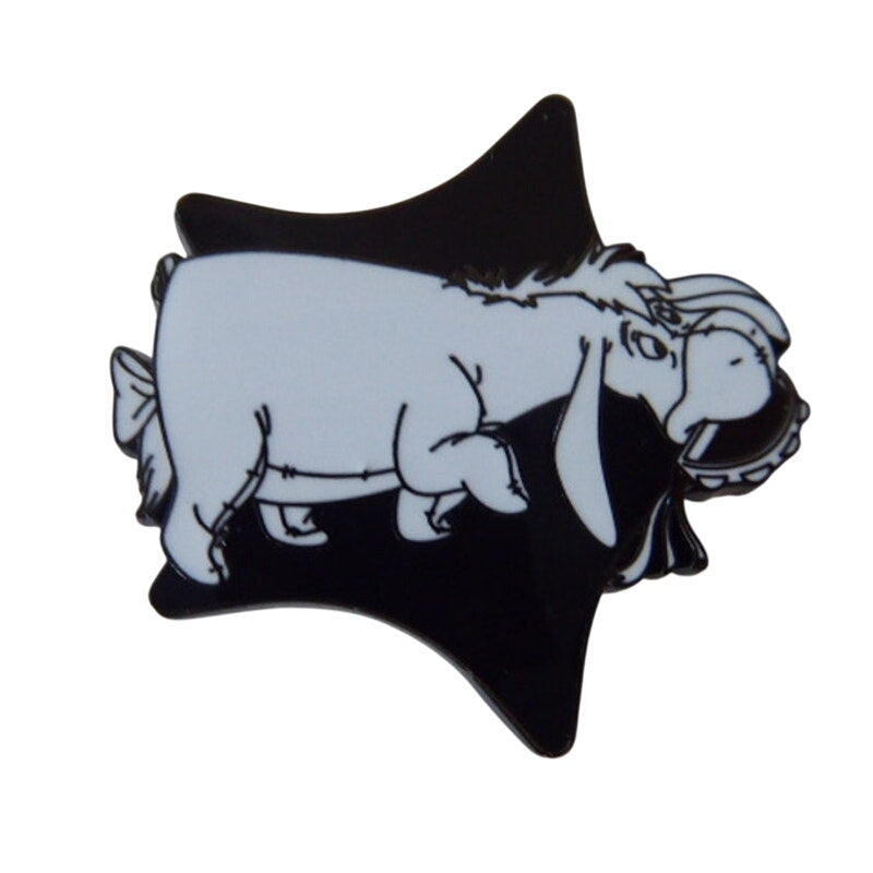 FiGPiN - Black and White Eeyore - Winnie the Pooh Series 1 - Y799 - Uncommon - Mystery