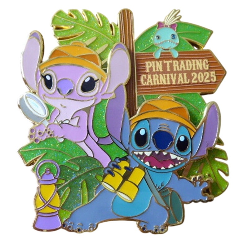 HKDL Stitch, Scrump Angel Safari Carnival 2025 Jumbo