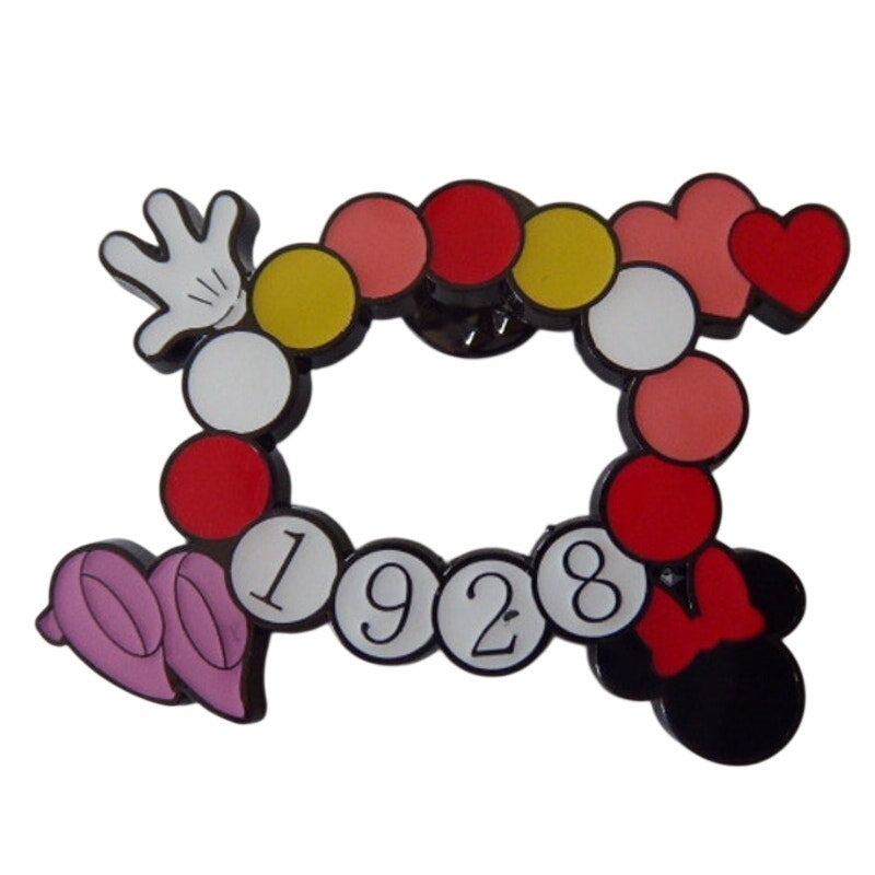 LFLY Minnie 1928 Mickey Friends Birthday Bead Bracelet