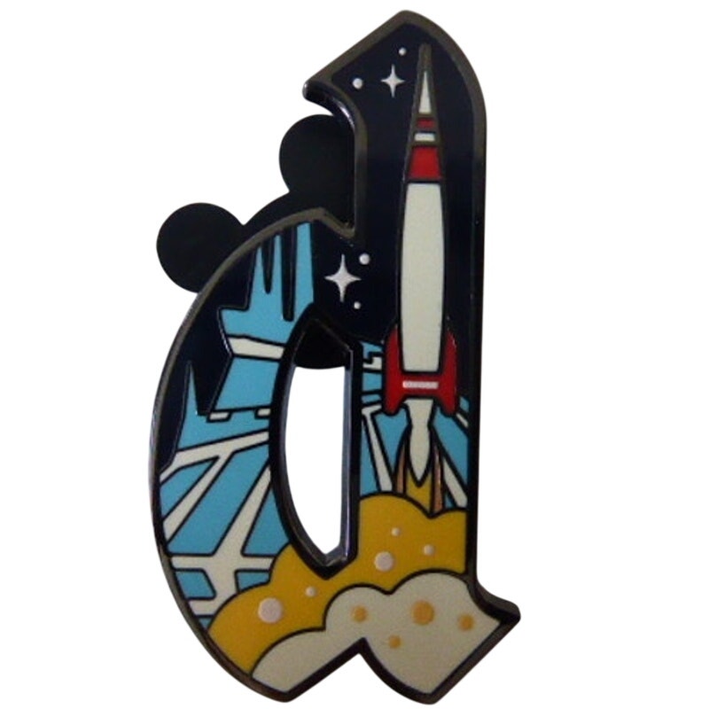Letter D Space Mountain Magic Kingdom Alphabet Mystery
