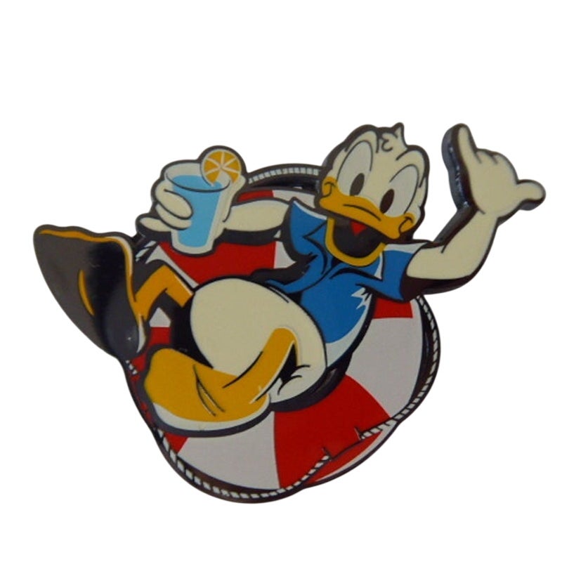 DLP Happy Donald Floating on a Life Preserver