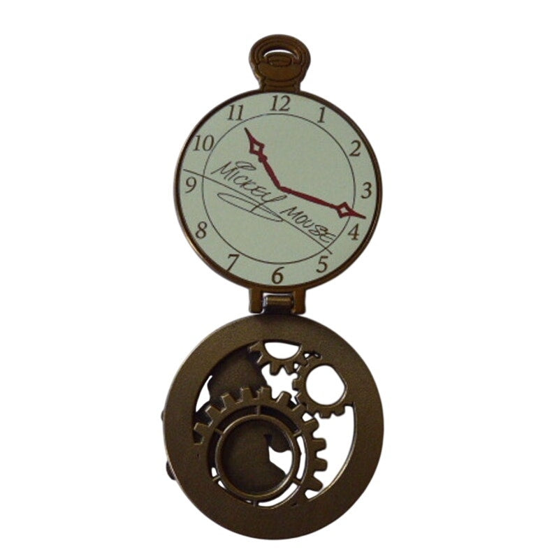 Mickey Mouse Signature Pocket Watch Mystery Set Hinged