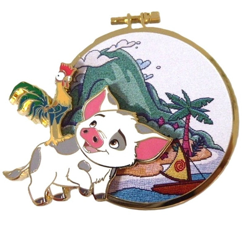 MII Pua Hei Hei Princess Sidekicks Cross Stitch PALM