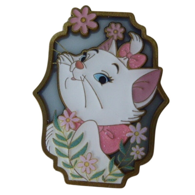 LFLY - Marie - Disney Cats Floral Portraits Mystery Set - Stained Glass