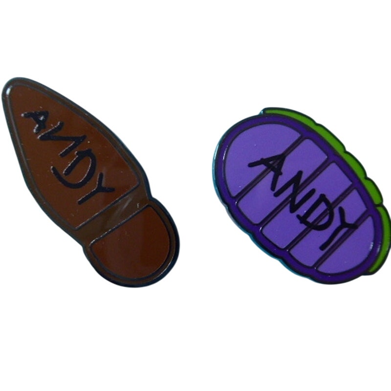 DLP Andy's Name on Shoe Soles of Woody and Buzz Set