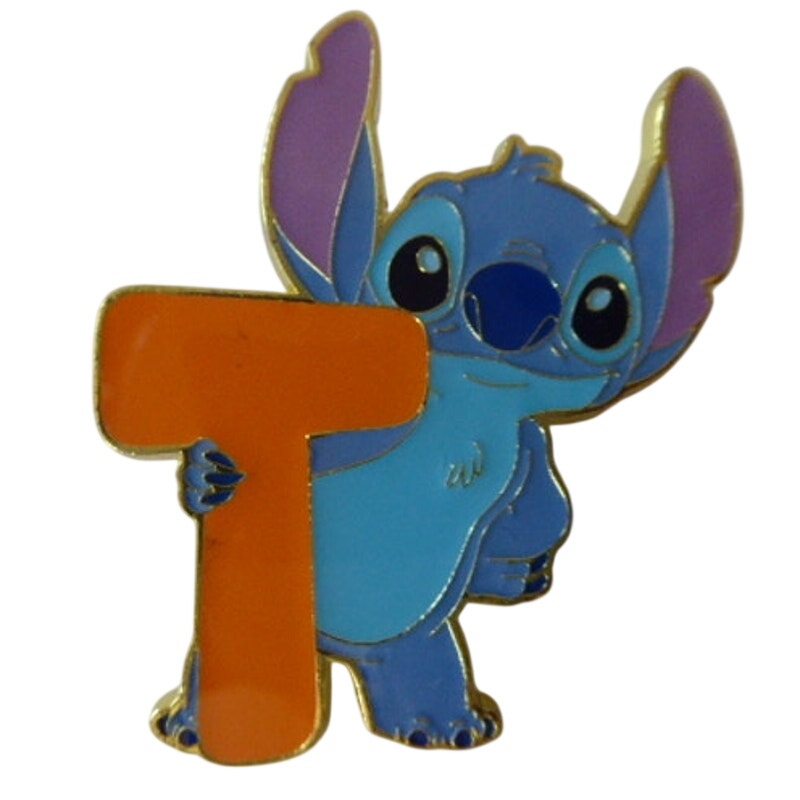 LFLY - Orange Letter T - Stitch Name Set - Mystery