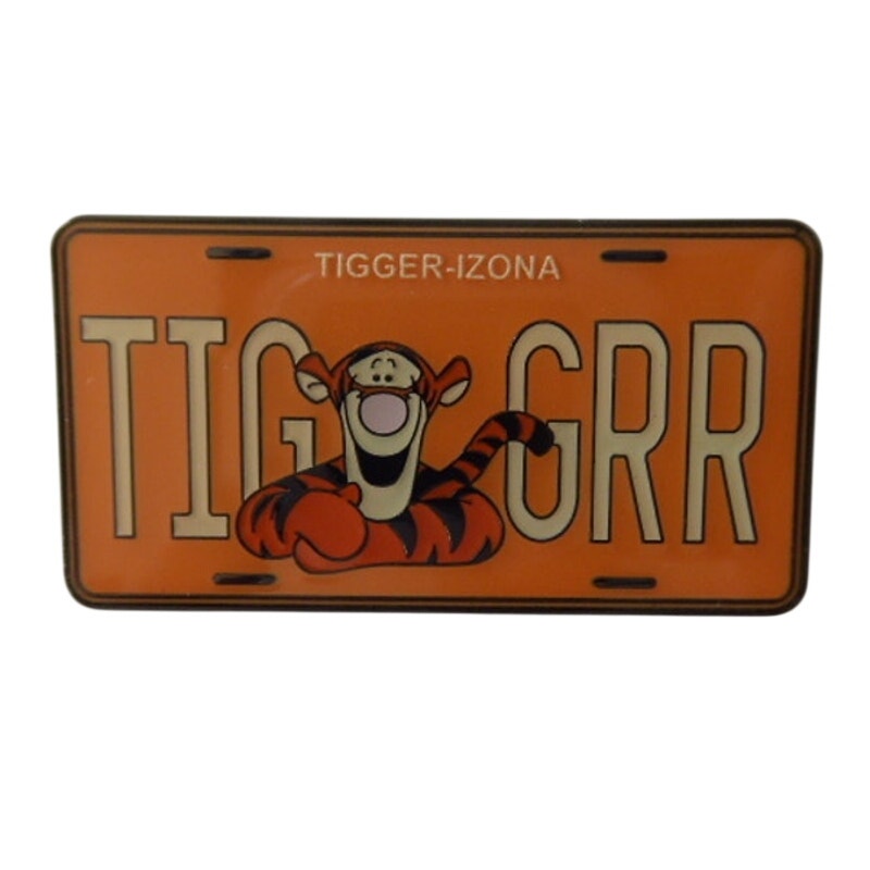 LFLY Tigger-Izona TIG GRR Pooh Friends License Plates