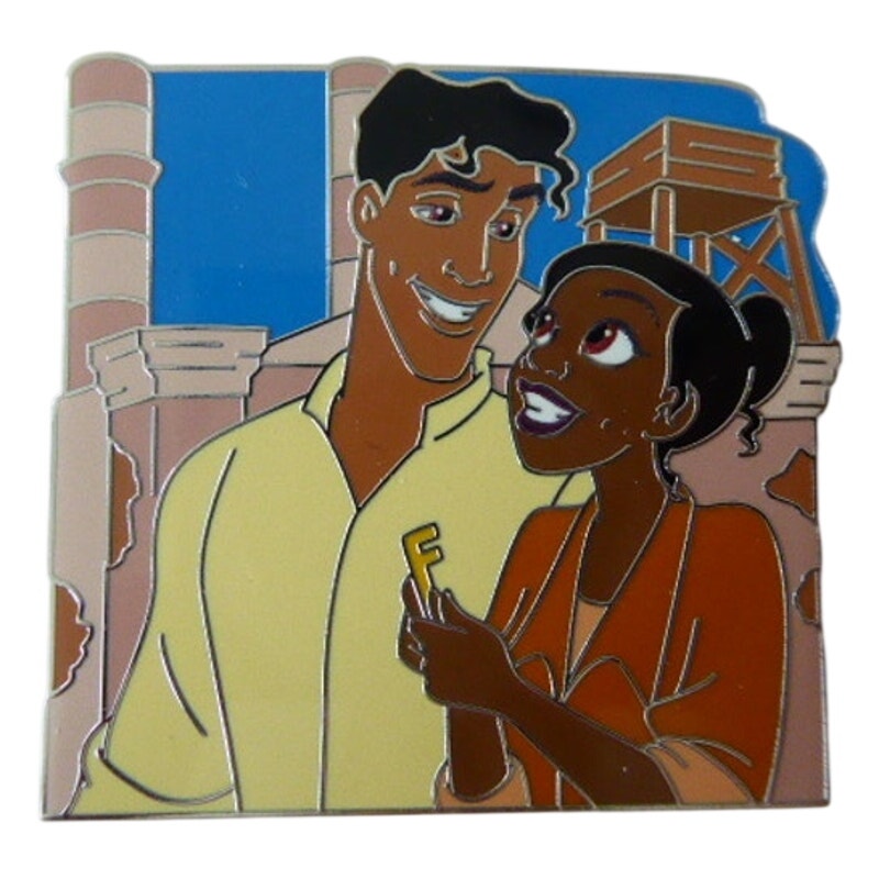 Tiana and Naveen Gazing at Each Other and Carrying Key