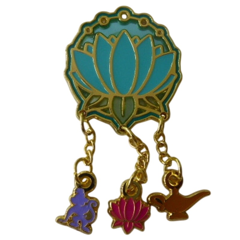 Princess Stained Glass Dangling Charms - Jasmine