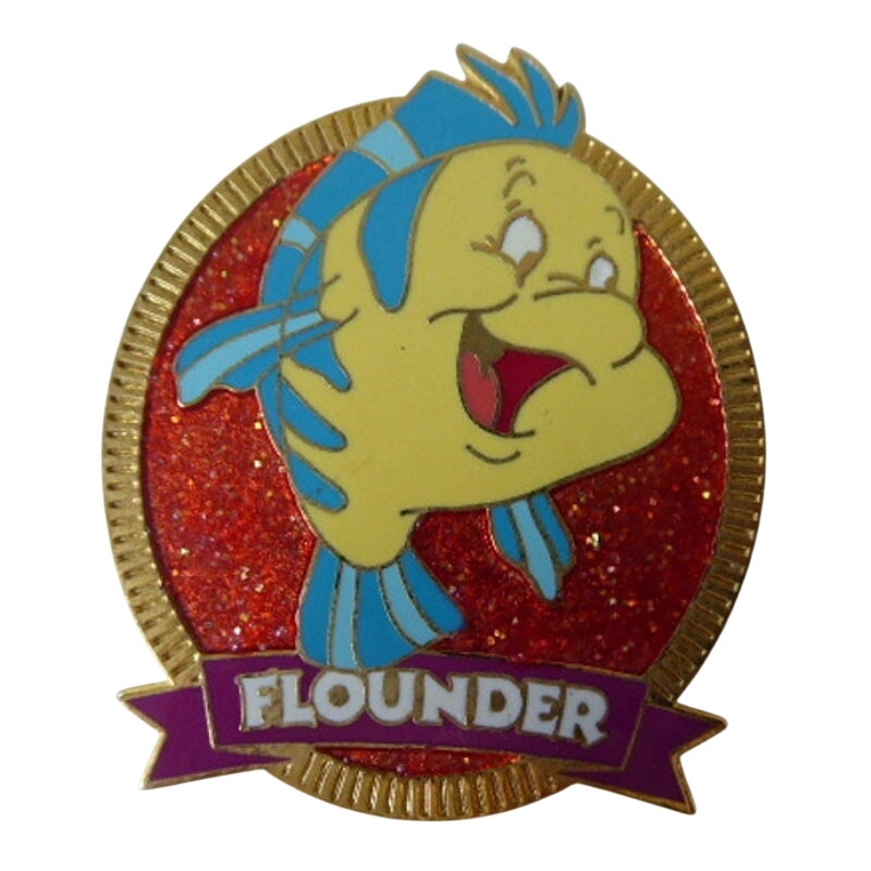 Japan - Flounder - Glitter Ovals - Little Mermaid - JDS