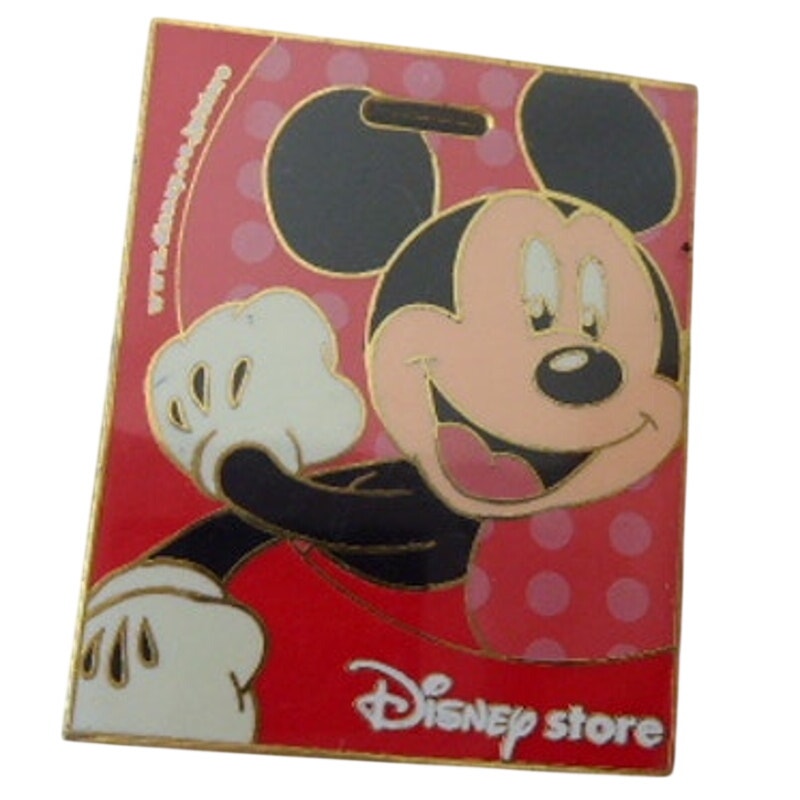 JDS Mickey Red Shopping Bag Memories 10th Anniversary