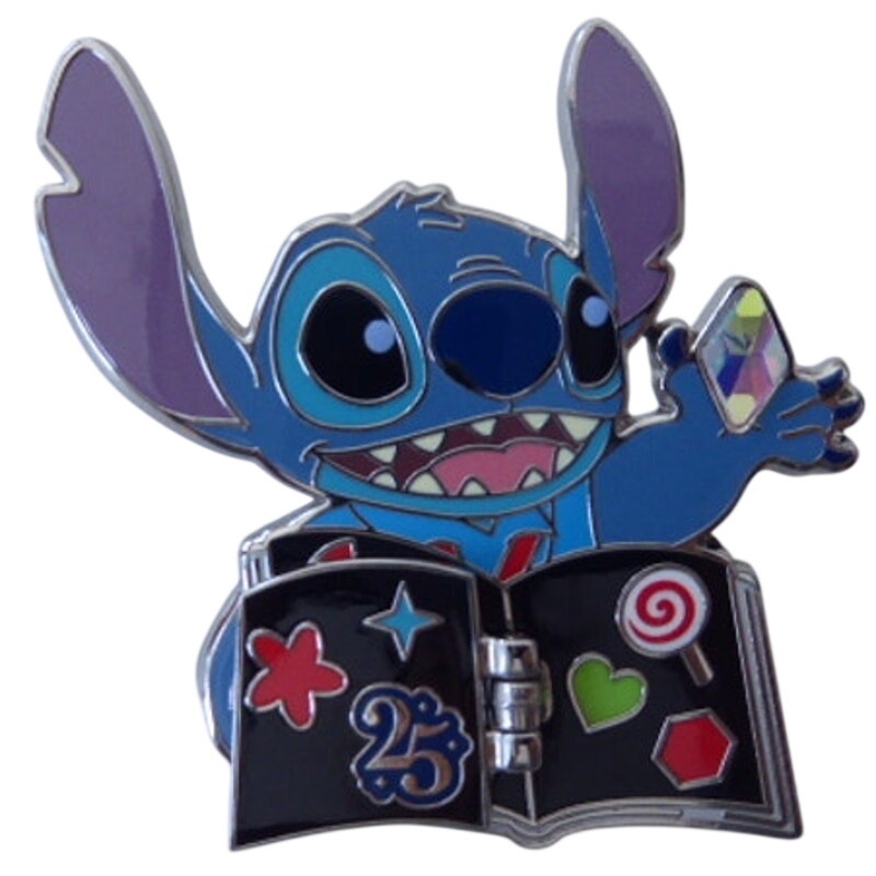 WDW Stitch Trade with Character Double Sided Hinge