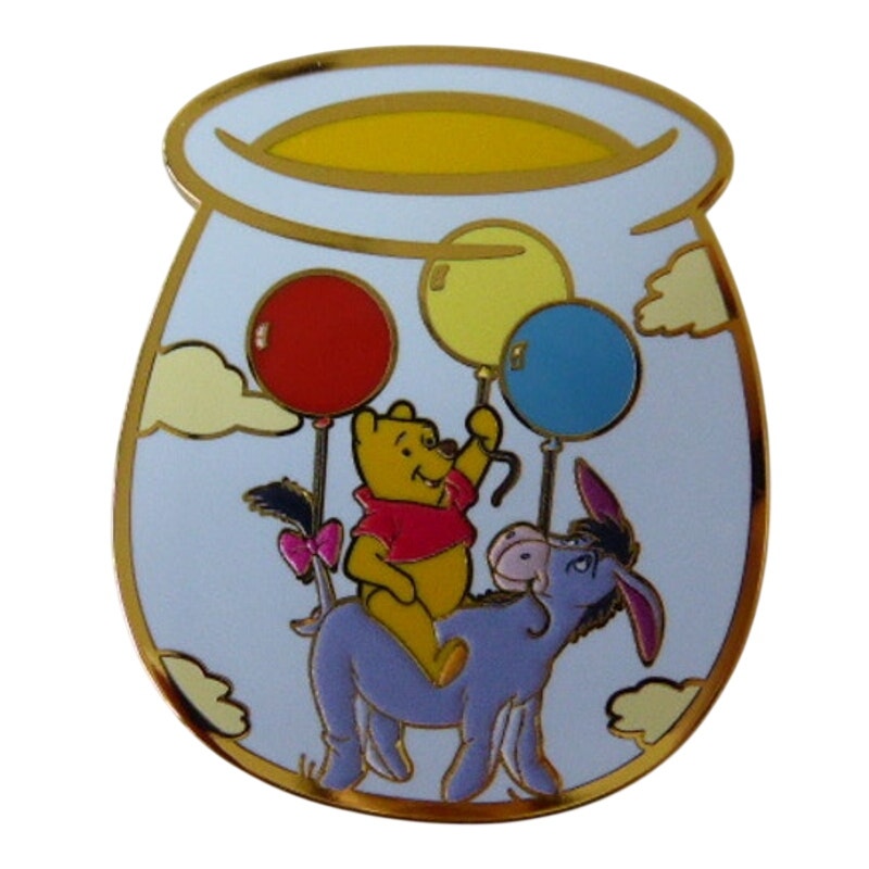 MII Pooh Riding Eeyore Pooh Friendship Honey Pots