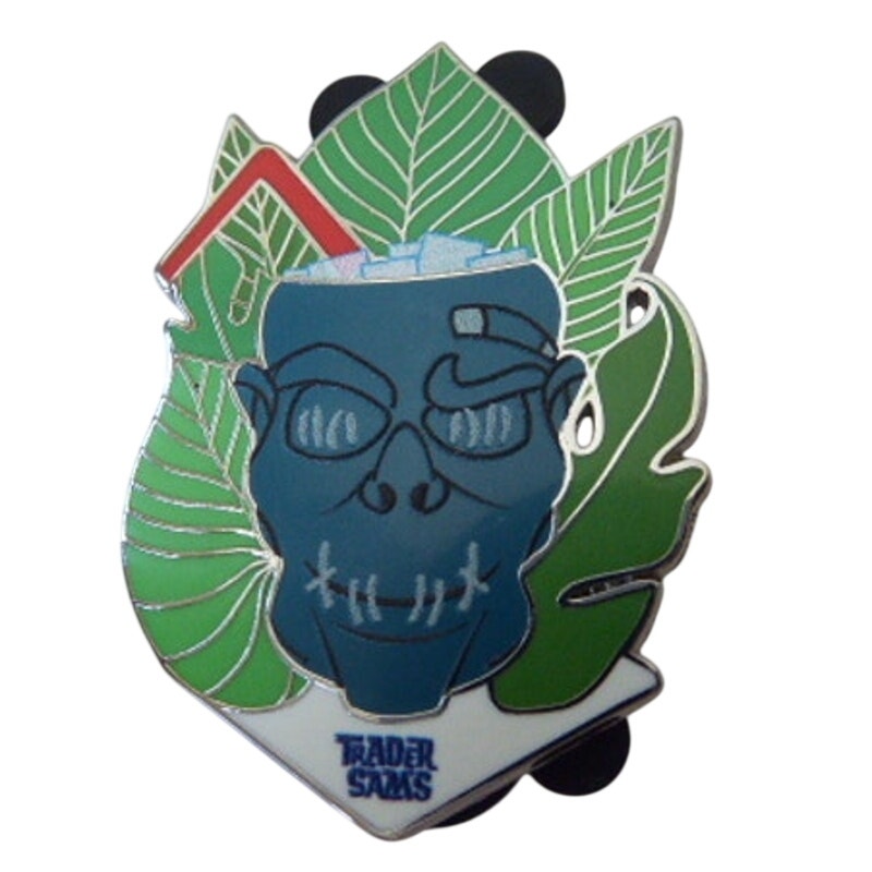 Blue Shrunken Zombie Head Trader Sams Tiki Mug Mystery