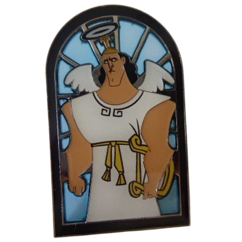 Emperor's New Groove Characters Stained Glass Window Angel