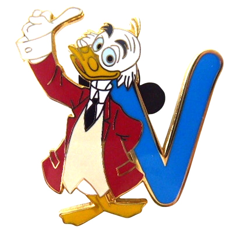 WDW - Professor Von Drake - V - Alphabet Series
