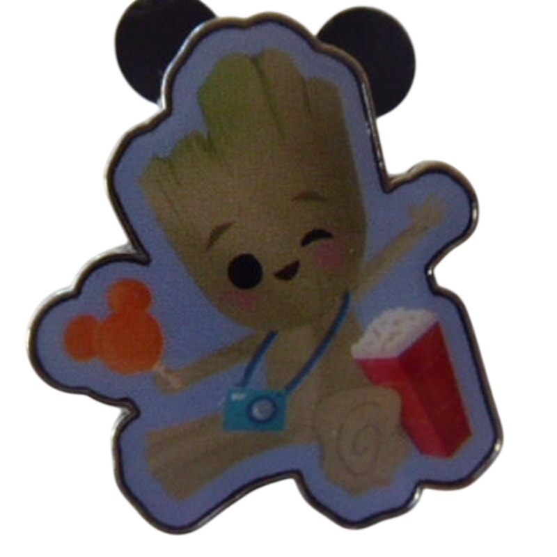 Tourist Groot with Popcorn Small World Mystery TDR