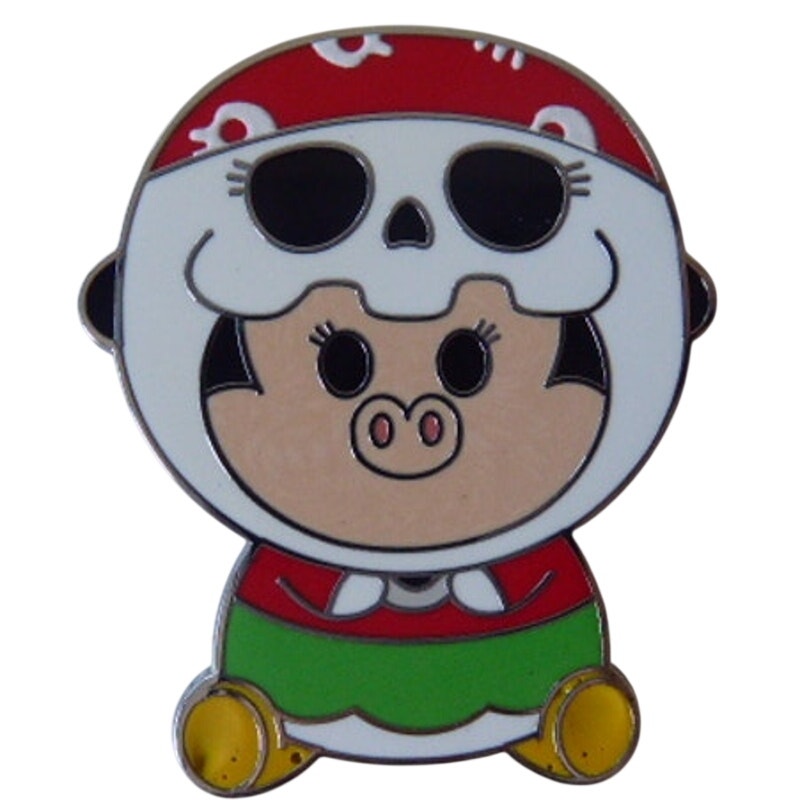 Clarabelle Cow Wearing Pirate's Skull Hat Mini Mix-Its