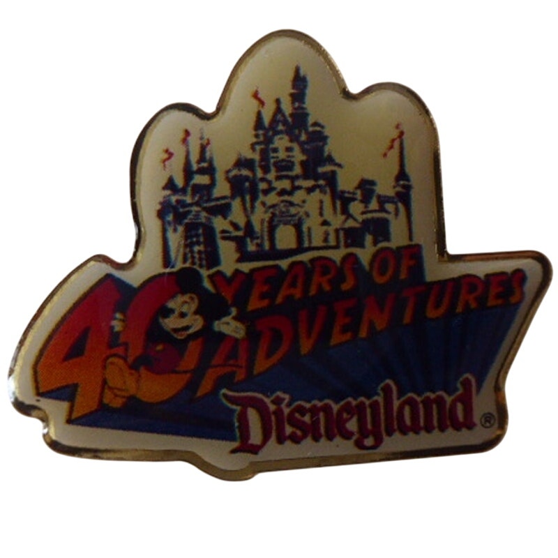 DLR Mickey 40 Years of Adventure Disneyland Anniversary