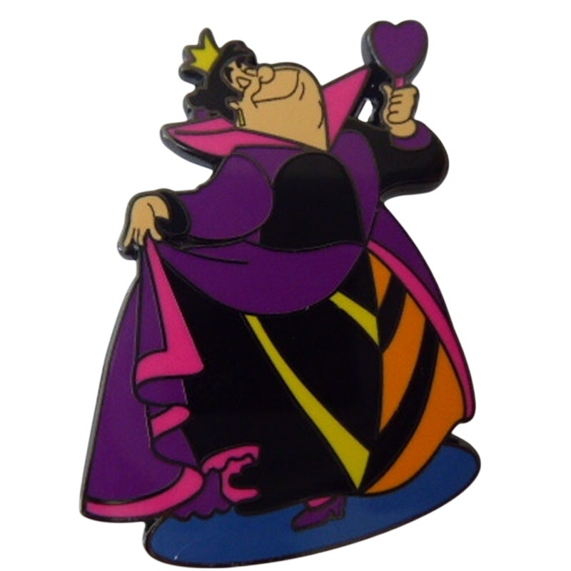 Alice In Wonderland Neon Characters - Queen of Hearts