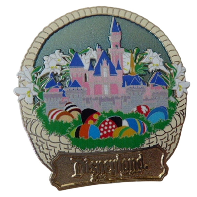 DLR Colored Eggs Sleeping Beauty Castle Easter 2022