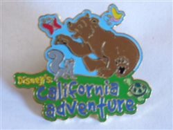 Disney Trading Pins 10064 Disney's California Adventure - Bear Playing With Animals