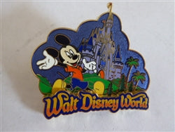 Disney Trading Pins 107536 WDW - Storybook Night Logo Series - Mickey with Cinderella Castle