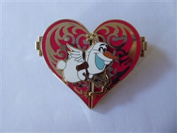 Disney Trading Pin 107806 DSSH - Anna, Kristoff and Olaf - Frozen - Valentines Day - Heart