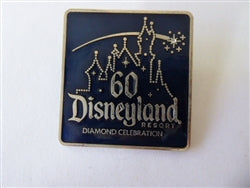 Disney Trading Pin 110589 DLR - 60th Diamond Celebration - Castmember - Castle with Shooting Star