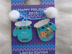 Disney Trading Pins 112099 WDW - Holiday Mitten Resort Collection 2015 - Vero Beach Resort