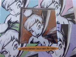 Disney Trading Pin 11281 DLR - Allison Lefcort Color Portrait Boxed Pin (Tinker Bell/Orange)