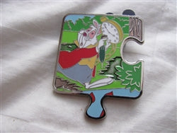 Disney Trading Pin 113999 Alice In Wonderland Character Connection Mystery Puzzle - White Rabbit