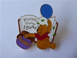 Disney Trading Pin 119833 TDR - Pooh - Poohs Hunny Hunt - Book - Attractions - TDL
