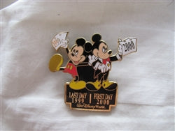 Disney Trading Pin 124 WDW - Last Day/First Day New Year (1999/2000)