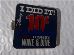 Disney Trading Pin 125259 WDW – runDisney Wine & Dine Half Marathon Weekend 2017 - 10K - Replica Medal