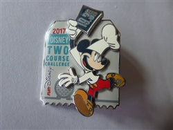 Disney Trading Pins 125872 WDW – runDisney Wine & Dine Half Marathon Weekend 2017 - Two Course Challenge - Event Pin