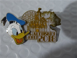 Disney Trading Pin 126721 WDW - 2018 Dated Collection - Donald Duck
