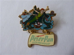 Disney Trading Pin 127502 Cast Exclusive - 2018 Movie Anniversary Collection - Peter Pan 65th