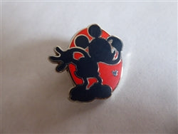 Disney Trading Pin 130719 DLR - Hidden Mickey 2018 - Red Silhouette - Mickey Thinking