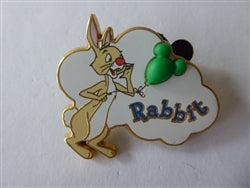 Disney Trading Pin 13549 WDW - Rabbit - Mickey Shaped Balloon Free-D Series