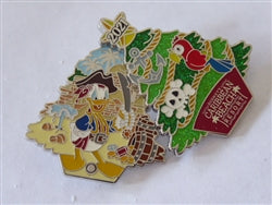 Disney Trading Pins 144963 WDW - Donald Duck - Caribbean Beach - Christmas Resorts