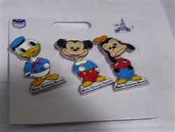 Disney Trading Pin 145290 DS - Bobble Head Set - Mickey Mouse and Friends