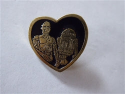 Disney Trading Pin 145451 C3PO & R2D2 - Heart Variety Charity - Star Wars
