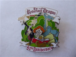 Disney Trading Pins 145554 Reluctant Dragon – 80th Anniversary