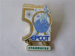 Disney Trading Pin 145686 WDW - Epcot - 50th Anniversary - Starbucks