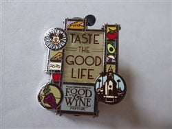 Disney Trading Pin 146056 DCA - Food and Wine Festival - Taste the Good Life