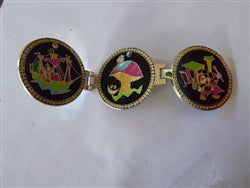 Disney Trading Pin 147753 Mickey, Captain Hook and Alice - Main Street Electrical Parade - Folding Pin