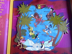 Disney Trading Pin 148525 UK DS - Three Caballeros - 75th Anniversary - Jumbo
