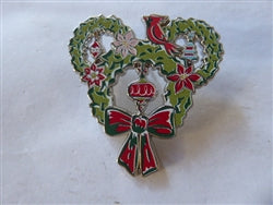 Disney Trading Pin 152105 Mickey Head Wreath - Holiday